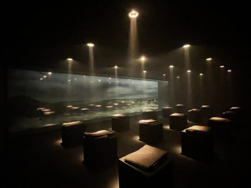 Instalacion inmersiva «Manto de neblinas»
